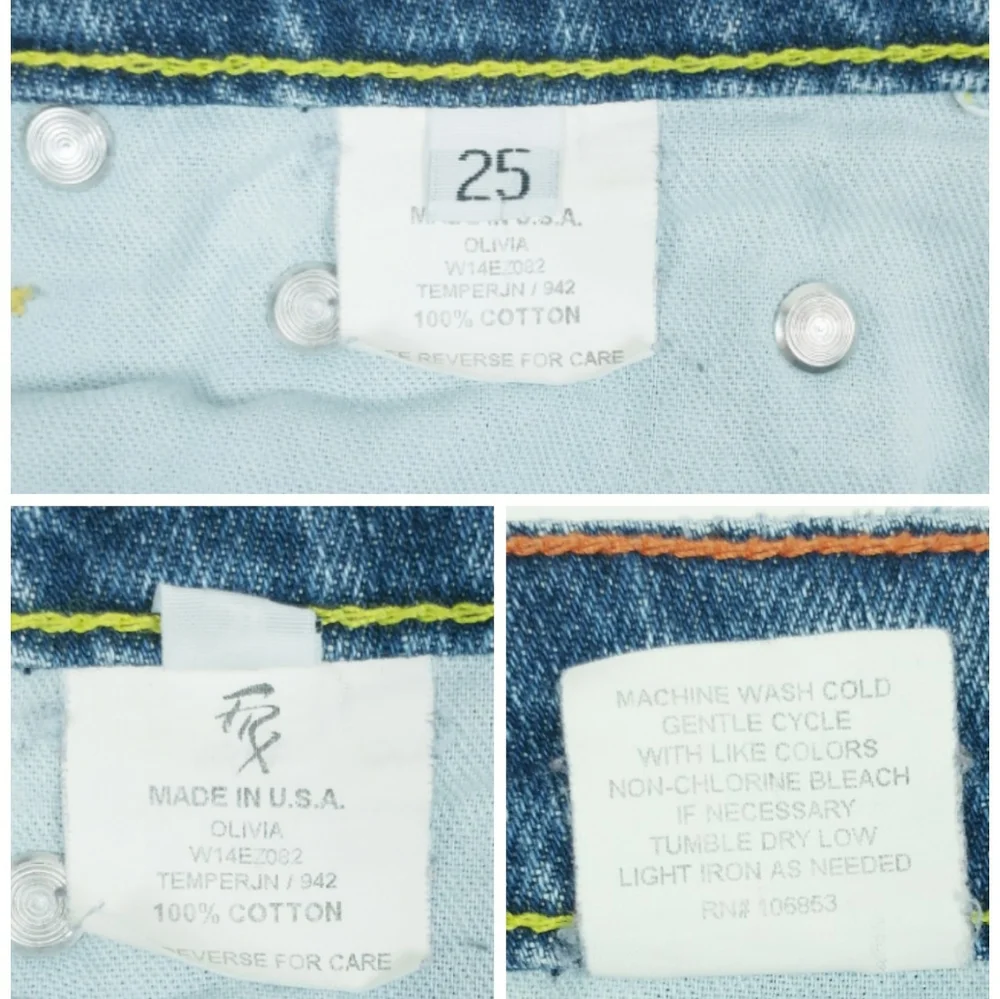 Vintage | Future Rx Olivia Reconstructed Low-Rise Jeans - Picture 8 of 8